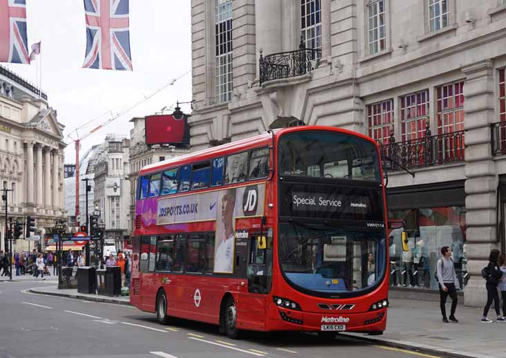 Metroline Volvo B5LH Wright VWH2114